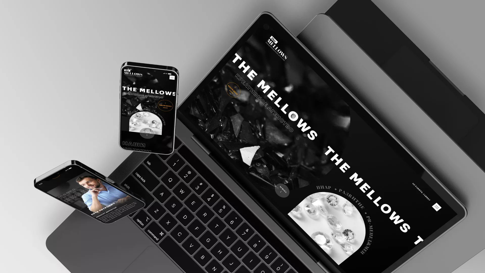 Разработка сайта креативного агентства «The Mellows» в Сочи